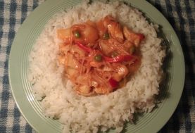Sweet & Sour Chicken, suitable for a FODMAP diet